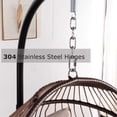 thumbnail image 2 of Egg Chair Accessory Set Hammock Chair Haning Kit for Single Egg Chair Chains Hook Heavy Duty Swing Hangers for Basket Chair with Stand Suspension 350 Lbs Capacity, 2 of 4