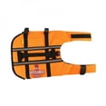 thumbnail image 1 of Dog Life Jackets  Pet Floatation Life Vest For Small  Middle  Large Size Dogs  Adjustable Ripstop  Dog Lifesaver Preserver Swimsuit For Water Safety At The Pool  Beach  Boating Orange S, 1 of 6