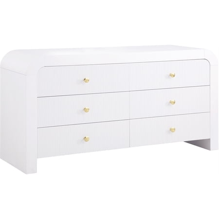 Meridian Furniture Artisto White Dresser