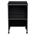thumbnail image 2 of National Public Seating 112-BK Oklahoma Sound AV Cart & Lectern Base - Black, 2 of 3
