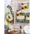 thumbnail image 2 of Spring Eucalyptus Sunflower Kitchen Dish Towels for Drying Dishes Set of 2, Farmhouse Birds Rustic Burlap Waffle Weave Microfiber Hand Tea Bathroom Towels Quick Dry & Absorbent Towel 15.7x23.6, 2 of 7