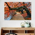 thumbnail image 2 of Large Framed Tree Wall Art Tree in the Fall Wall Decor Scenery Painting for Livingroom Bedroom Decoration Framed Painting Ready to Hang, 2 of 7