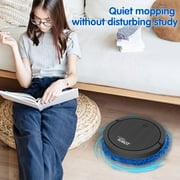 Huayishang Kitchen Cleaning Machine Intelligent Automatic Mopping Machine, Sweeping Robot Black, Kitchen Essentials Clearance Sale Black