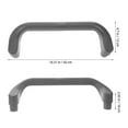 thumbnail image 2 of BRIGHTFUFU Wheelbarrow Handles Utility Cart Handle Grey 1Set Versatile Use Ergonomic Grip, 2 of 8