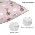 thumbnail image 2 of Hello Kitty Throw Pillow Cover Decoration Pillow Case Cushion for Home Sofa Couch 24"x24", 2 of 7