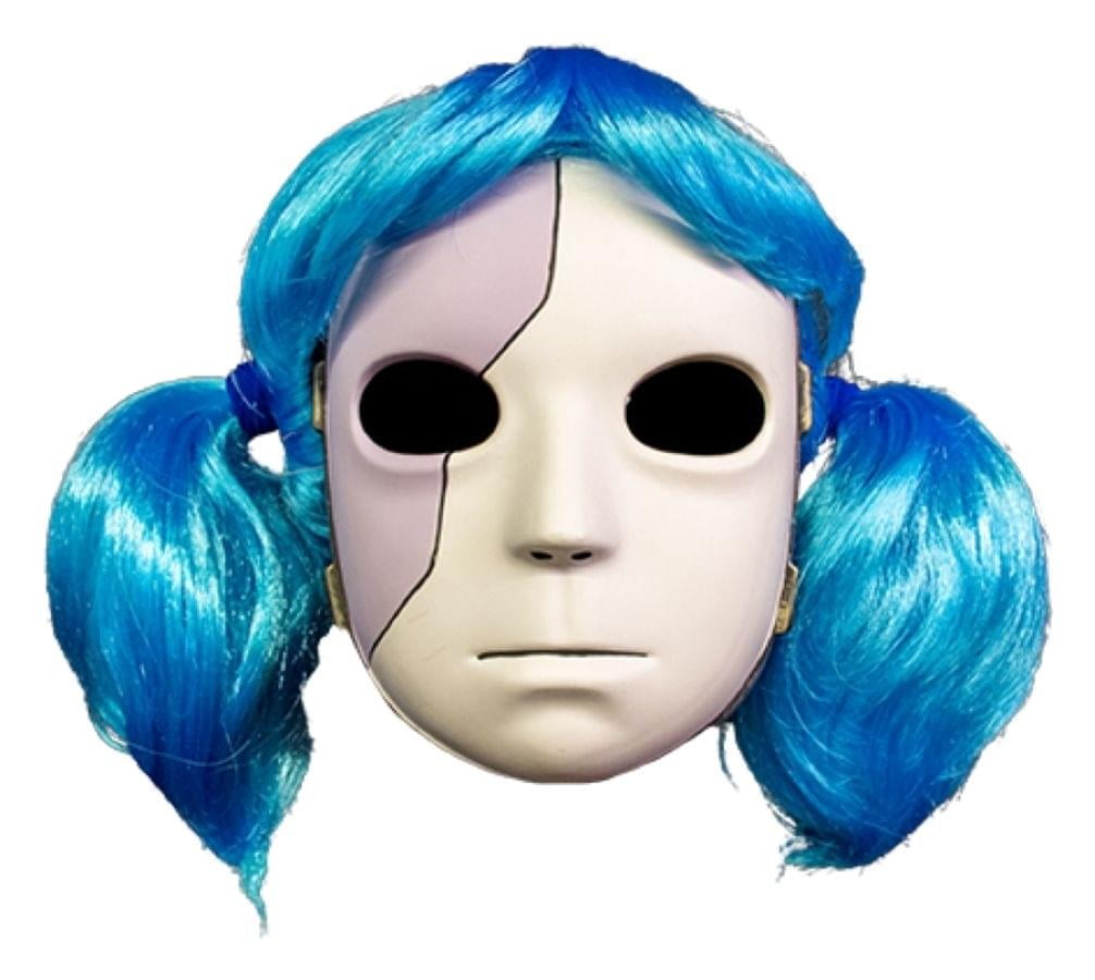 Sally Face Mask and Wig Adult Costume Combo