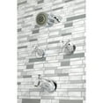 thumbnail image 3 of Kingston Brass KBX8141BX Metropolitan Two-Handle Tub and Shower Faucet, Polished Chrome, 3 of 5