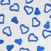 300 PCS Royal Blue Metallic Foil Heart Confetti