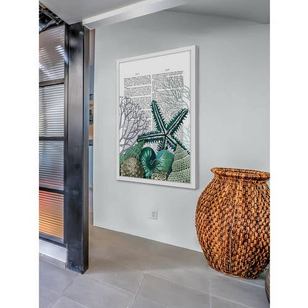 Marmont Hill "Starfish Under the Sea" Framed Painting Print