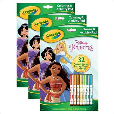 Crayola Activity Set, Color & Sticker, Disney Princess 1 Ea, Pens, Pencils  & Markers