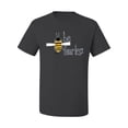 thumbnail image 2 of Wild Bobby, Be Fearless Buzzing Bee Pop Culture Men's Graphic T-Shirt, Charcoal, Small, 2 of 3