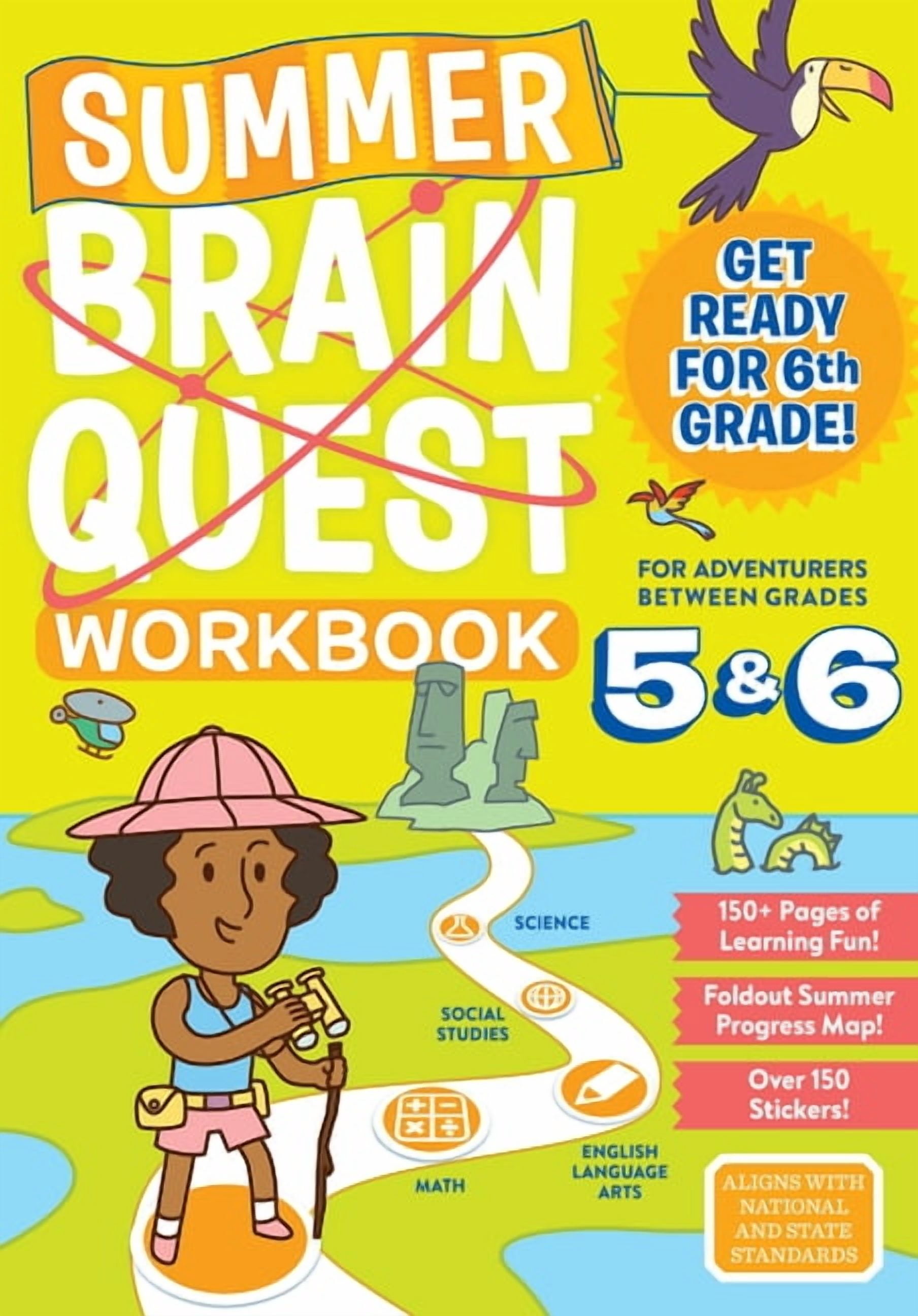 Brain Quest Workbook 6th Grade Revised Edition, Math Division