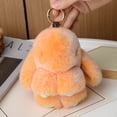 thumbnail image 3 of Bunnylulu Easter Keychain With Tin Box, Bunny Lucky Keychains, Handmade Soft Bunny Keychain, 3 of 5