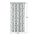 thumbnail image 5 of Pioneer Flower Floral Print Pattern Shower Curtain 36"x72", Bathroom Decorative Shower Curtain Set with 12 Hooks, Waterproof Washable, 5 of 6