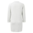 thumbnail image 4 of Arlun Sweater Dresses for Women 2025 Fall Fashion Neck Long Lantern Sleeve Oversized Outfits Casual Solid Color Loose Soft Comfort Knit Tops Clothes White L, 4 of 5