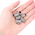 thumbnail image 5 of Beard Hair Beads Vintage Viking Hair Braiding Beads Jewelry Bracelet Making Beads Pendant Necklace DIY Accessories Beads 6pcs, 5 of 9