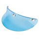 thumbnail image 2 of Visera protectora para casco de motocicleta retro con 3 broches, parasol abierto, 15 cm x 5 cm Azul transparente, 2 of 8