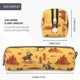 thumbnail image 3 of Fotbe Brave Cowboys Estuche para Lápices de Cuero con Estampado, Estuche con Cremallera Resistente, Organizador Compacto y Elegante para Papelería, 3 of 7