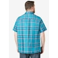 thumbnail image 2 of KingSize Men's Big & Tall Wrinkle-Resistant Short Sleeve Button Down, Printed, 2 of 3