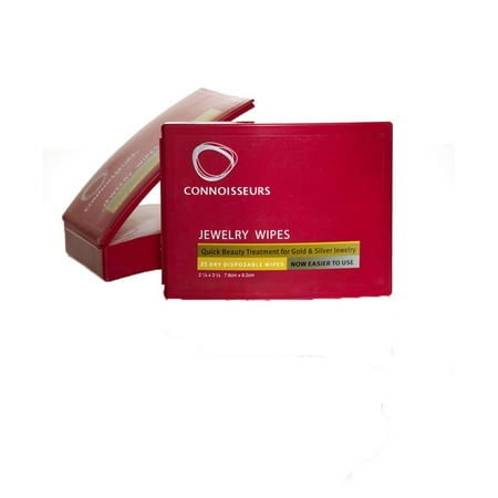 Connoisseurs Jewelry Wipes Compact