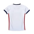 thumbnail image 2 of U.S. Soccer USWNT National Team 4 Star Champion Soccer Game Day Youth Poly Shirt, White/Red - YXL, 2 of 6