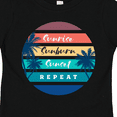 thumbnail image 4 of Inktastic Summer Sunrise Sunburn Sunset Repeat Boys or Girls Toddler T-Shirt, 4 of 5