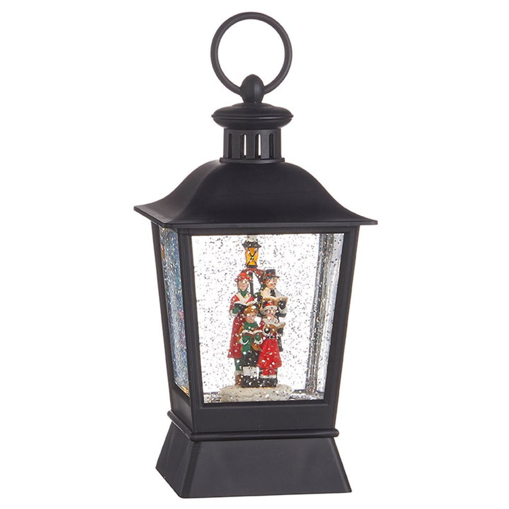 Raz Imports Holiday Water Lanterns 9" Caroler Lighted Water Lantern