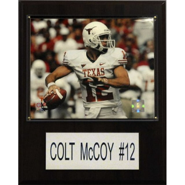 NCAA Football Colt McCoy Texas Longhorns Player Plaque
