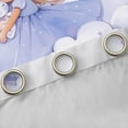 thumbnail image 4 of Castle Fairy Kids Children Teens Dreamy Princess Black Out Curtains,Cute Stars Print Curtains Pack of 2 (42x63 Each),Cartoon Animal Rabbit Bedroom Curtains,Breathable Home Decor, 4 of 6