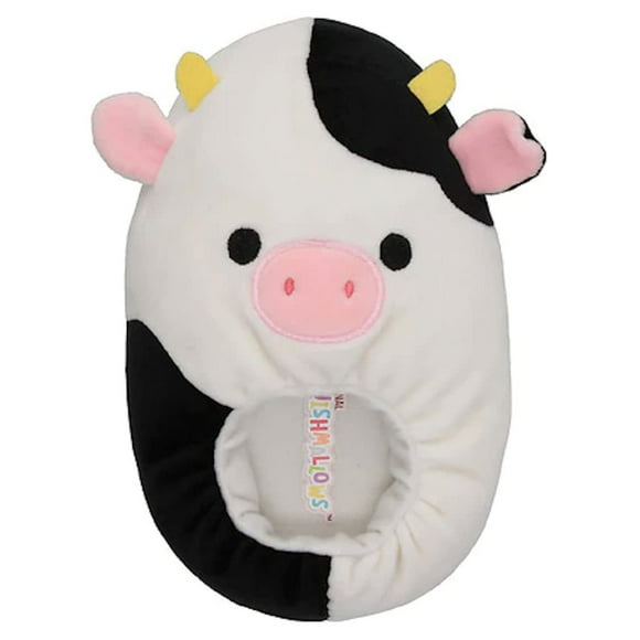 Squishmallows KellyToy Kids Slippers Plush (Connor Cow (Size 13/1))