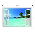 thumbnail image 2 of Huge Removable Beach Sea 3D Window Scenery Wall Sticker Decor Decals, 2 of 5