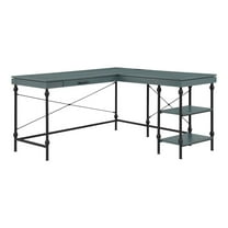 Furniture of America Diego L-shaped Wooden Desk