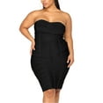 thumbnail image 2 of Hybrid & Company Women’s Sexy Bodycon Stretch Knee Length Midi Bandage Dress, 2 of 3
