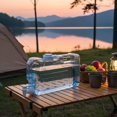 thumbnail image 1 of Contenedor de Agua, Dispensador de Bebidas, Jarra de Almacenamiento a Prueba de Fugas, Portátil con Grifo, Depósito de Agua para El Baño, Camping, Sen 4 L, 1 of 8