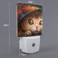 thumbnail image 2 of Goofa Animal Cat Night Light, Plug-in, Dusk to Dawn Sensor, Warm White, Ambient Lighting, Ideal Kids Adults Nightlight-, 2 of 9