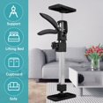thumbnail image 3 of Telescopic Support Rod 15.74 to 32.28inch Stainless Steel Telescopic Support Pole Adjustable Third Hand Support System, 3 of 9