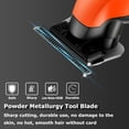 thumbnail image 6 of KEMEI 2293 Professional Cordless T-Blade Hair and Beard Trimmer for Men, Orange, 6 of 7