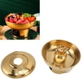thumbnail image 4 of Dry Ice Hot Pot, Polished  Charcoal Hot Pot Reinforced Handle Portable  For Parties Gold,Silver, 4 of 8