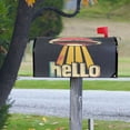 thumbnail image 4 of Yayeee Mailbox Cover Magnetic Standard Size Post Box Cover Wrap Decor, Red UFO, 4 of 9