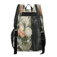 thumbnail image 3 of PVC Transparent Backpacks Clear Backpack for Travel and Outings Black Cat and Glass Vase, 3 of 7