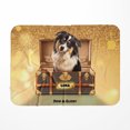 thumbnail image 1 of Woofy Vuitton Luxury Trunk: Custom Pet Blanket, 1 of 4