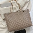 thumbnail image 2 of Bolsas De Mano Rhombus Composite Shoulder Bag Photo Props Pu Mujeres Holiday Party (Caqui), 2 of 8