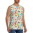 thumbnail image 2 of Disketp Animals Sleeveless Tshirts For Men, Muscle Shirts For Men Dry Fit Tank Top-Large, 2 of 8