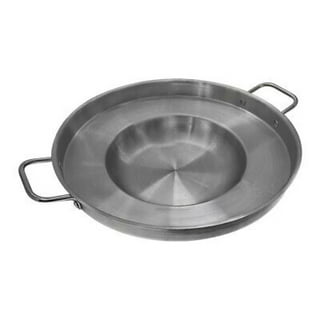 M.D.S Cuisine Cookwares comal stainless steel 22 acero inoxidable concave  outdoors stir fry heavy duty comal