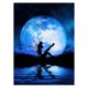 thumbnail image 1 of Disney diamante pintura dibujos animados Luna princesa mosaico bordado diamante rompecabezas DIY Rhinestone decoración de la habitación de los niños Gift30x40cm Gao Jinjia LED, 1 of 2