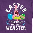 thumbnail image 2 of SpongeBob Squarepants - Easter Weaster Patrick - Men's Short Sleeve Graphic T-Shirt, 2 of 5