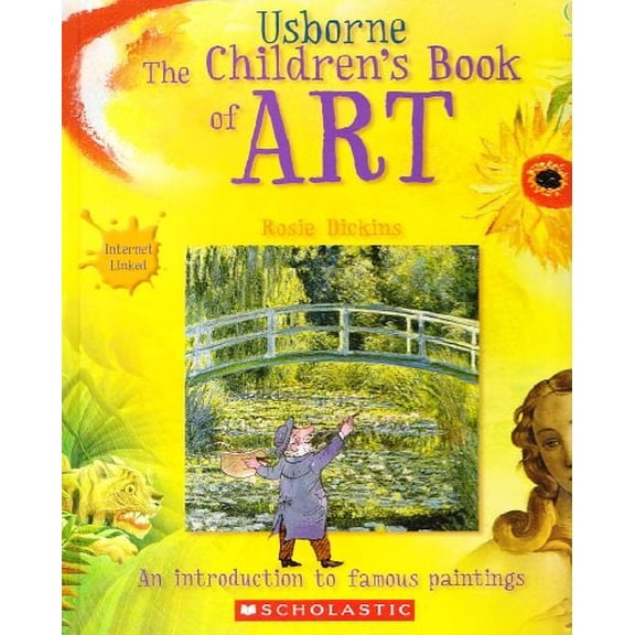 Pre-Owned Usborne The Children's Book of Art: Internet Linked Paperback