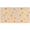 thumbnail image 2 of Haosy Hardcover 3 Ring Binder 1.5 Inch Ring Decorative Binder Organizer for Home School Office, Light Orange Star, 2 of 10