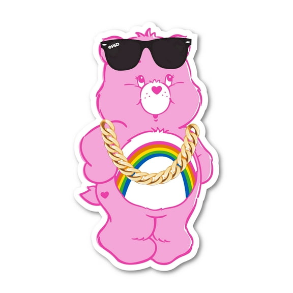 PSD Big Sniff Care Bear Cheer Bears Hanging Air Fresheners Candy Scent 3 Pack