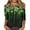 Multicolor, variant on 3/4 Sleeve Tops for Women Irish Lucky Clover St Patricks Day Shirt Women Crew Neck Pullover Graphic Tee Tops Saint Patricks Day T Shirts
